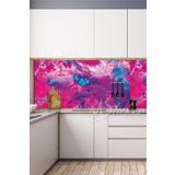 MSticker-Mutfak Tezgahı Arkası Folyo Kaplama (laminasyonlu) Mutfak Banyo Dolap Duvar Cam Kaplama (67)