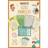 Msticker Ramazan Ayı Bulmaca Seti 16 Adet Dua Kartı, 5 Farklı Eğitici Bulmaca, Yaz Sil Tahta Kalemi Hediyeli