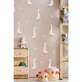 MSticker Sevimli Ördekler Ve Yıldızlar Çocuk Bebek Odası Cam Duvar Sticker Seti
