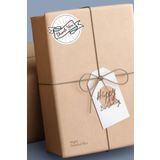 MSticker-Thank You Etiket Sticker Yuvarlak Etiket 4x4 Cm-70 Adet