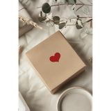 MSticker Yılbaşı Sevgililer Günü 3x4 cm 60 Adet Kalp Sticker Seti, Hediye Paketi Süsü - Paketleme - Özel Kes