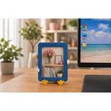 Msv Studio 3d Mini Ofis Arkadaşları – Dekoratif Masaüstü Figür-Mini Fotoğraf Çerçeve (Çerçeve içindeki resimler görsel amaçlıdır) - mavi