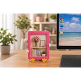 Msv Studio 3d Mini Ofis Arkadaşları – Dekoratif Masaüstü Figür-Mini Fotoğraf Çerçeve (Çerçeve içindeki resimler görsel amaçlıdır) - pembe