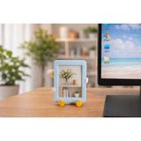 Msv Studio 3d Msv Studio Dekoratif Masaüstü Figür-Mini Fotoğraf Çerçeve PLA Malzemeden Modern Tasarım - pastel mavi