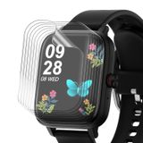 Msvueioe 1.7" veya 1.7" Smartwatch Ekran Koruyucu için 8'li Paket, aeac için Yumuşak Film, AOKESI, ENOMIR, Fitpolo, FVYAO, Gydom, HAFURY, IDO, Tensky, Veryfit, VRPEFIT, Yamay, KAKTIN, ID207 ID208BT ID206,