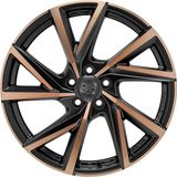 MSW-80/5 cant 5X112 19X8 ET38 66.56 MATT BLACK FULL POLISH jant (4 ADET)