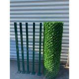 Msy Fence Çim Çit 150 cm x 10 mt +5 Adet Çit Direği ( Aksesuarlar Dahil ) Bahce Teli Avantaj Paketi