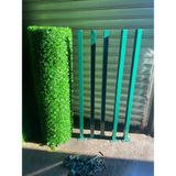 Msy Garden Fenc Çim Çit 150 cm x 10 mt + 5 Adet Galvanizli Çit Direği Aksesuarlar Dahil Bahçe Teli - Yeşil