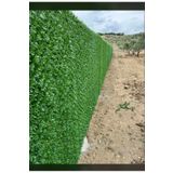 Msy Garden Fenc Dekoratif Çim Çit Paneli 140 cm x 5 mt - Bahçe Duvarı Gizleme ve Gölgelik Yapay Sarmaşık Panel