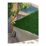 Msy Garden Fenc Uv Korumalı Yapay Çim Çit 100 cm x 15 mt - Paslanmaz Tel Üzeri Yanmaz Bahçe Gizleme Çiti