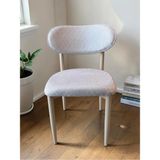 Msy Home 4 Adet Krem Jerry Kumaş Trendy Modern Sandalye Takımı Krem Iskelet