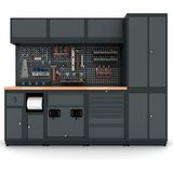 MT-1014 Modüler Çalışma Tezgahı - H2020xW2480xD560 mm