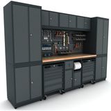 MT-1024 Modüler Çalışma Tezgahı - H2020xW3100xD560 mm
