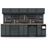MT-1027 Modüler Çalışma Tezgahı - H2020xW3100xD560 mm