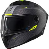 mt Atom 2 FU404SV Destiny C2 Matt Çene Açılır Motosiklet Kaskı - Çok Renkli