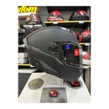MT Atom 2 SV A1 Mat Siyah Çene Açılır Motosiklet Kaskı