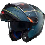 mt Atom 2 Sv Destint C6 Mat Çene Açılır Kask - Yeşil