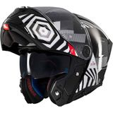 mt Atom 2 Sv Strange 2 B2 Parlak Çene Açılır Kask - XL - Siyah