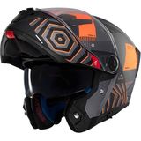 mt Atom 2 Sv Strange C4 Mat Çene Açılır Kask - Siyah