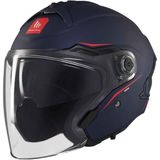 mt Cosmo Sv Solid A7 Açık Kask - Mat Mavi
