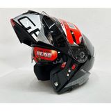 mt Genesis Sv Atempo B2 Parlak Renk Çene Açılır Kask Iç Güneş Vizörlü