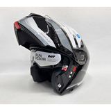 mt Genesis Sv B12 Raccoon Çene Açılır Kask Parlak Renk - 2XL