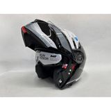 mt Genesis Sv B12 Raccoon Çene Açılır Kask Parlak Renk - XL