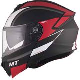 Mt Genesis Sv Cave A5 Mat Cene Acilir Kask Siyah - Kirmizi Xl