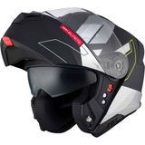 Mt Genesis Sv Talo B2 Mat Cene Acilir Kask Siyah - Beyaz Xl