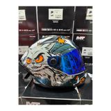 Mt Helmets Braker Sv The King A7 Parlak Kask Mavi Vizörlü (+1 Şeffaf Vizörlü)