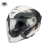 Mt Helmets Cosmo Sv Layout A1 Parlak Güneş Vizörlü Yarım Kask