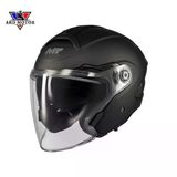 Mt Helmets Cosmo Sv Pure A1 Mat Siyah Yarım Kask