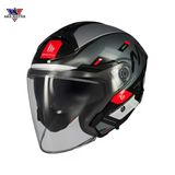 Mt Helmets Cosmo Sv Sılence B2 Parlak Yarım Kask