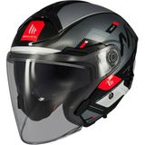 mt Helmets Cosmo Sv Silence Motosiklet Açık Kask Ece 22.06 ve Dot Sertifikalı Alc Motosiklet - Füme
