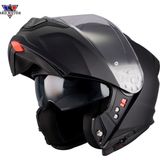 mt Helmets Genesıs Sv Pure A1 Mat Siyah Çene Açılır Kask - 2XL