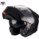 mt Helmets Genesıs Sv Pure A1 Parlak Sıyah Çene Açılır Kask - 2XL - Parlak Siyah