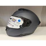 Mt Helmets Kask mt Atom 2 A2 Pure Mat Grey Çene Açılır - XL - Mat Gri