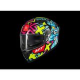 Mt Helmets Kask mt Braker Sv Crazy Teddy B7 Parlak - XL - Parlak Mavi