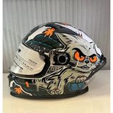 Mt Helmets Kask mt Braker Sv The Kıng A7 Parlak Mavi - Çok Renkli