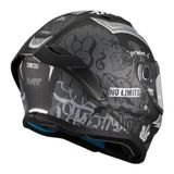 Mt Helmets Kask mt Çocuk Stınger Tagger B2 Mat - Gri - Siyah