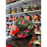 Mt Helmets Kask mt Cosmo Sv Sergıo Garcıa D18 Mat Pembe/yeşil - Pembe - Yeşil