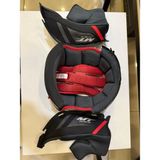 Mt Helmets Kask mt Iç Ped Takımı Thunder 4 Sağ-Sol ve Üst - Gri - Kırmızı
