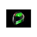 MT Helmets KASK MT STINGER ARDENT C6 PARLAK SİYAH/YEŞİL