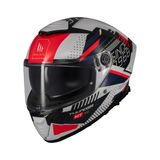 mt Helmets Kask mt Thunder 4 Sv Luminence A7 Beyaz/mavi/kırmızı - XL