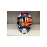 mt Helmets Kask mt Thunder 4 Sv Luminence A7 Mat Beyaz/mavi - 2XL