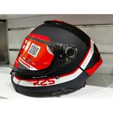 Mt Helmets Kask mt Thunder 4 Sv R25 B5 Mat Siyah/kırmızı - Mat Siyah - Kırmızı