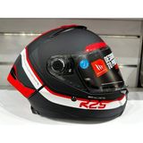 mt Helmets Kask mt Thunder 4 Sv R25 B5 Mat Siyah/kırmızı - XL