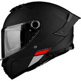 Mt Helmets Kask mt Thunder 4 Sv Solid A1 Matt Black Şeffaf Vizör - 2XL