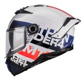 Mt Helmets Kask mt Thunder 4 Sv Waves A17 Parlak - 2XL - Çok Renkli