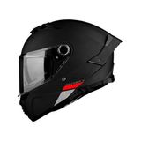 Mt Helmets Kask Thunder 4 Sv Solıd A1 Matt Black Şeffaf Vizör